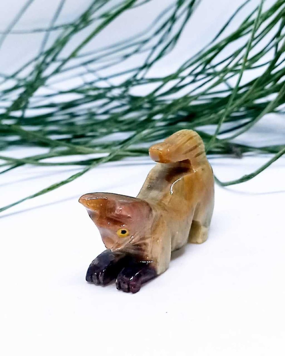 Jaspis Naturstein handgefertigt Figur – MNR176