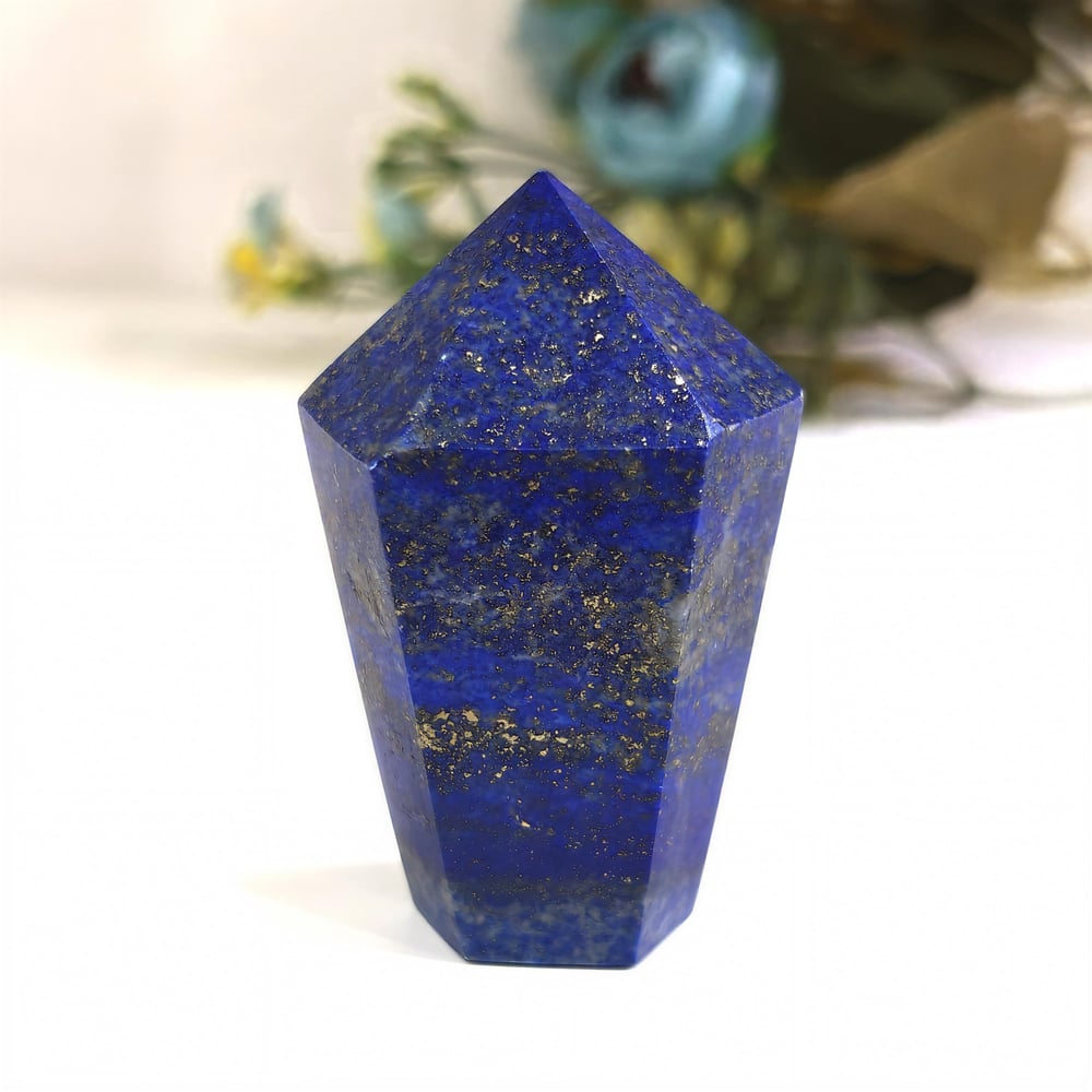 Lapis Lazuli Doğal Taş Kule – MNR1113