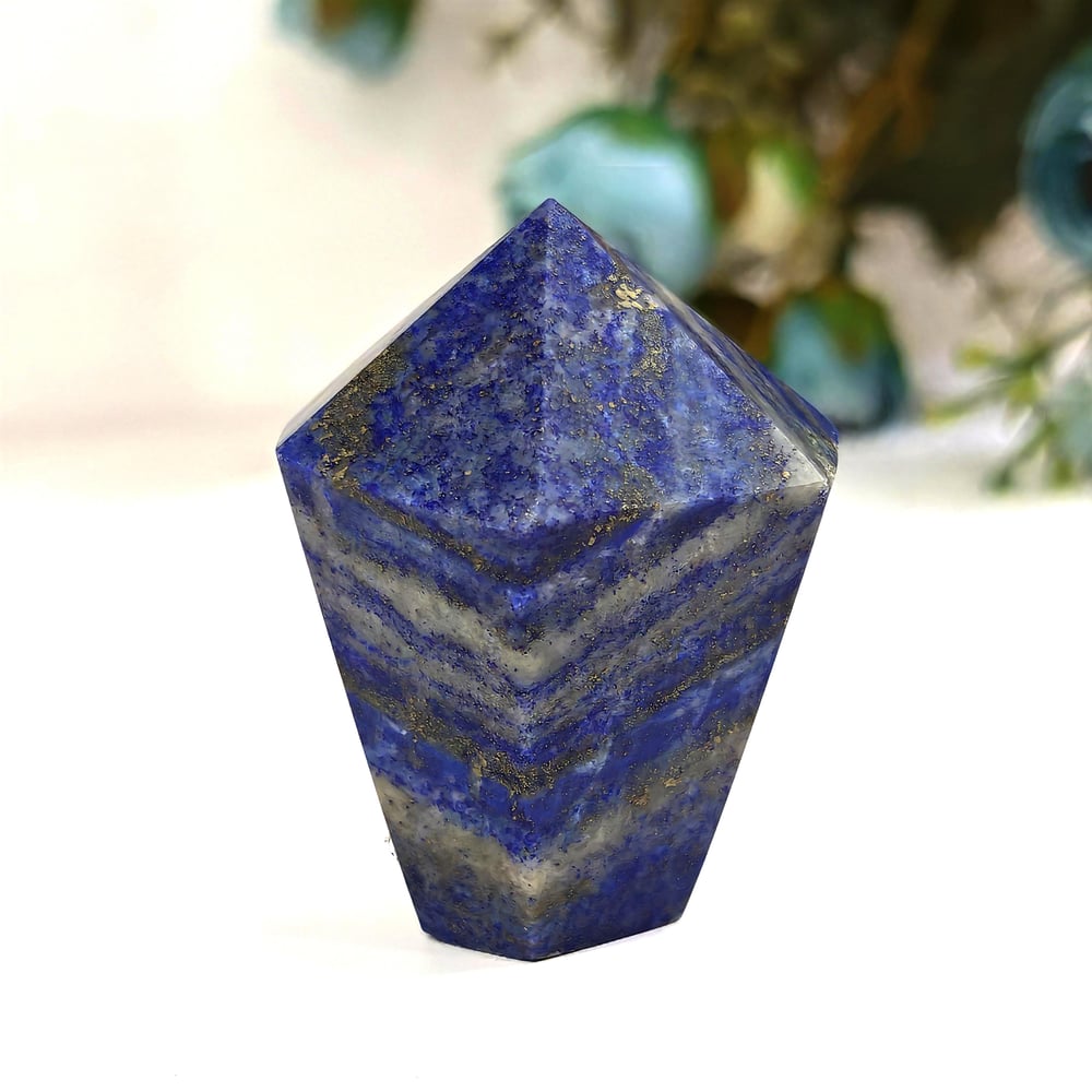 Lapis Lazuli Doğal Taş Kule – MNR1115