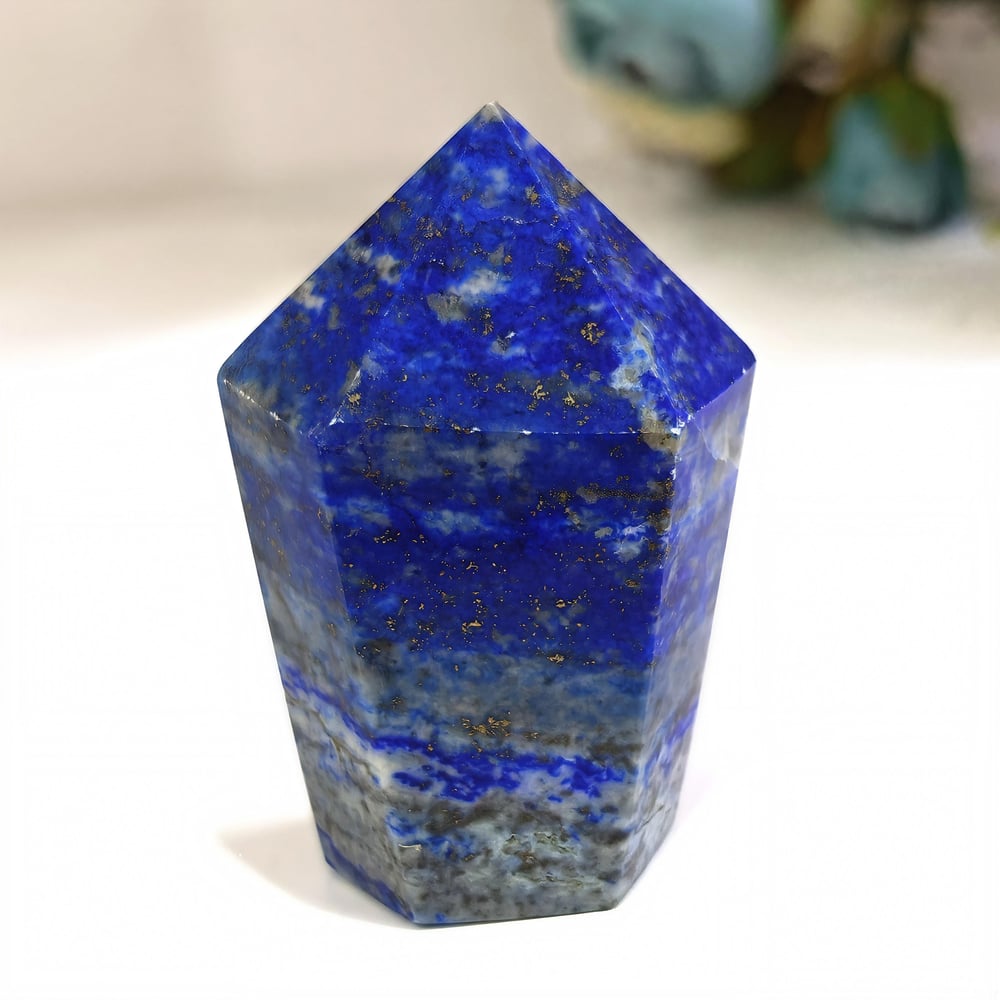 Lapis Lazuli Doğal Taş Kule – MNR1116