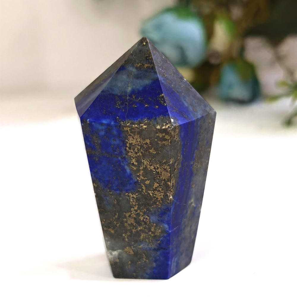 Lapis Lazuli Doğal Taş Kule – MNR1119