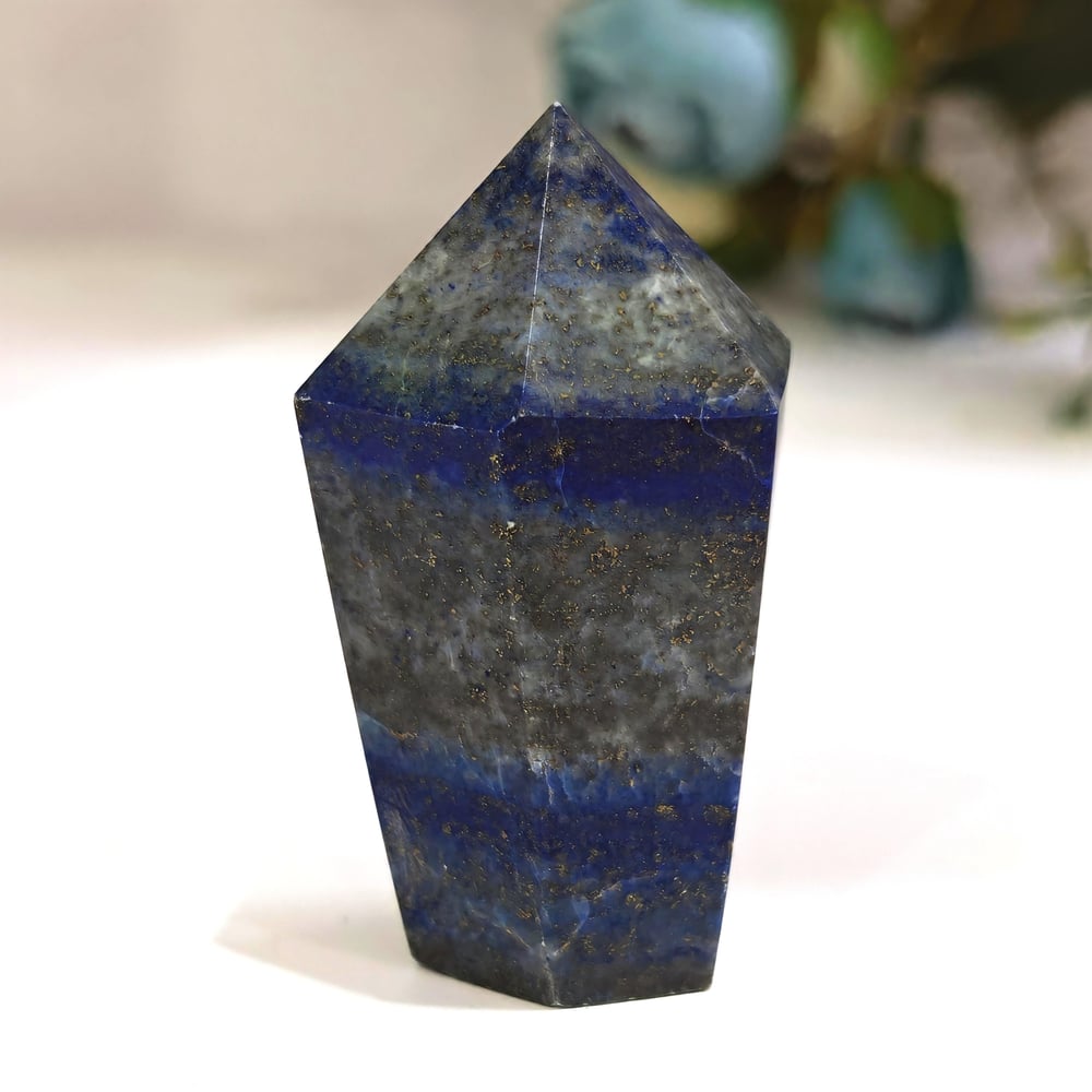Lapis Lazuli Doğal Taş Kule – MNR1120