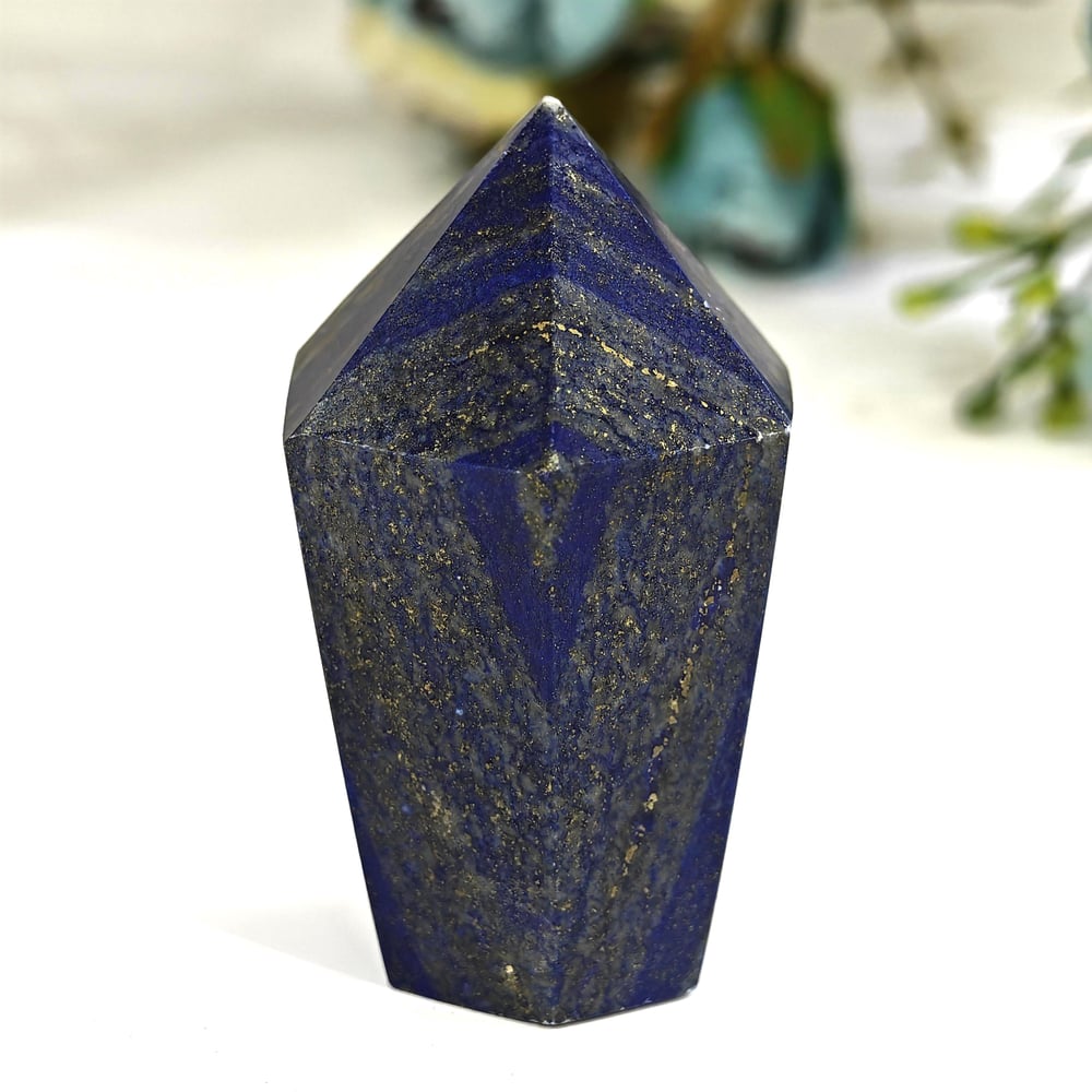 Lapis Lazuli Doğal Taş Kule – MNR1121