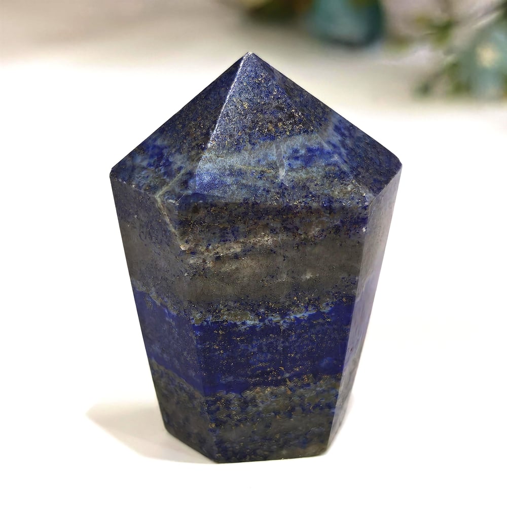 Lapis Lazuli Doğal Taş Kule – MNR1124