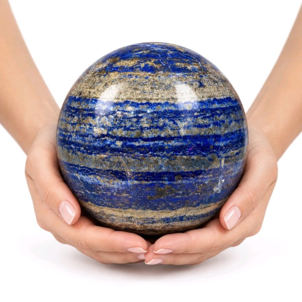 Lapis Lazuli Koleksiyonluk Doğal Taş Küre – MNR1241
