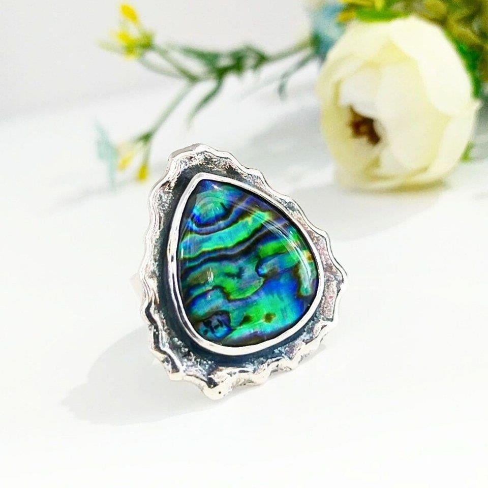 Okyanus Designring mit Perlmutt – OTS851