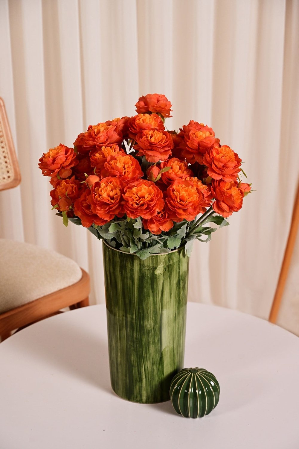Yapay Turuncu Peony Şakayık