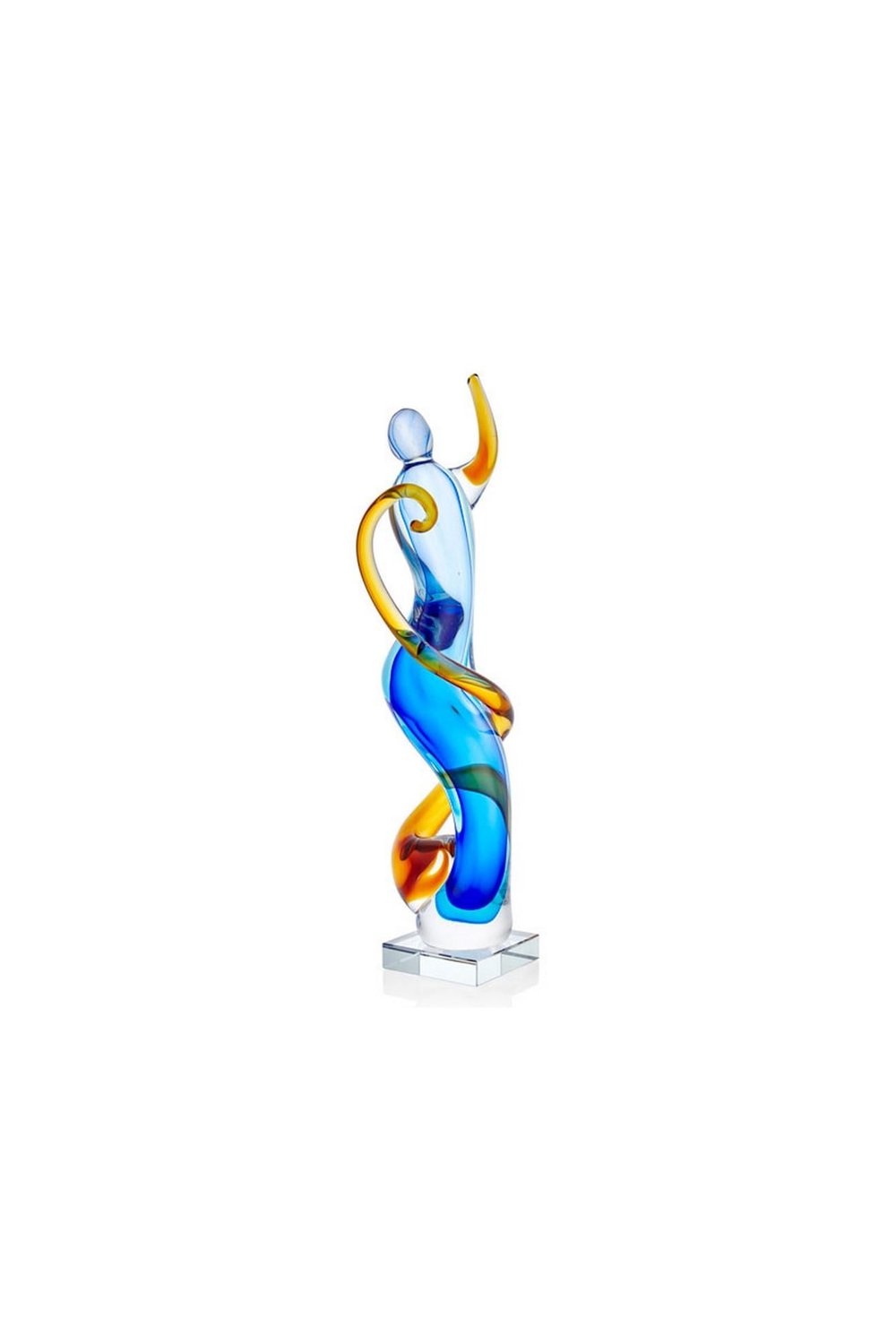 Dancer Murano Blue & Yellow