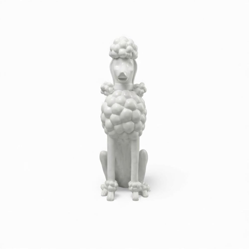Poodle Lovely Heykel Saf Beyaz