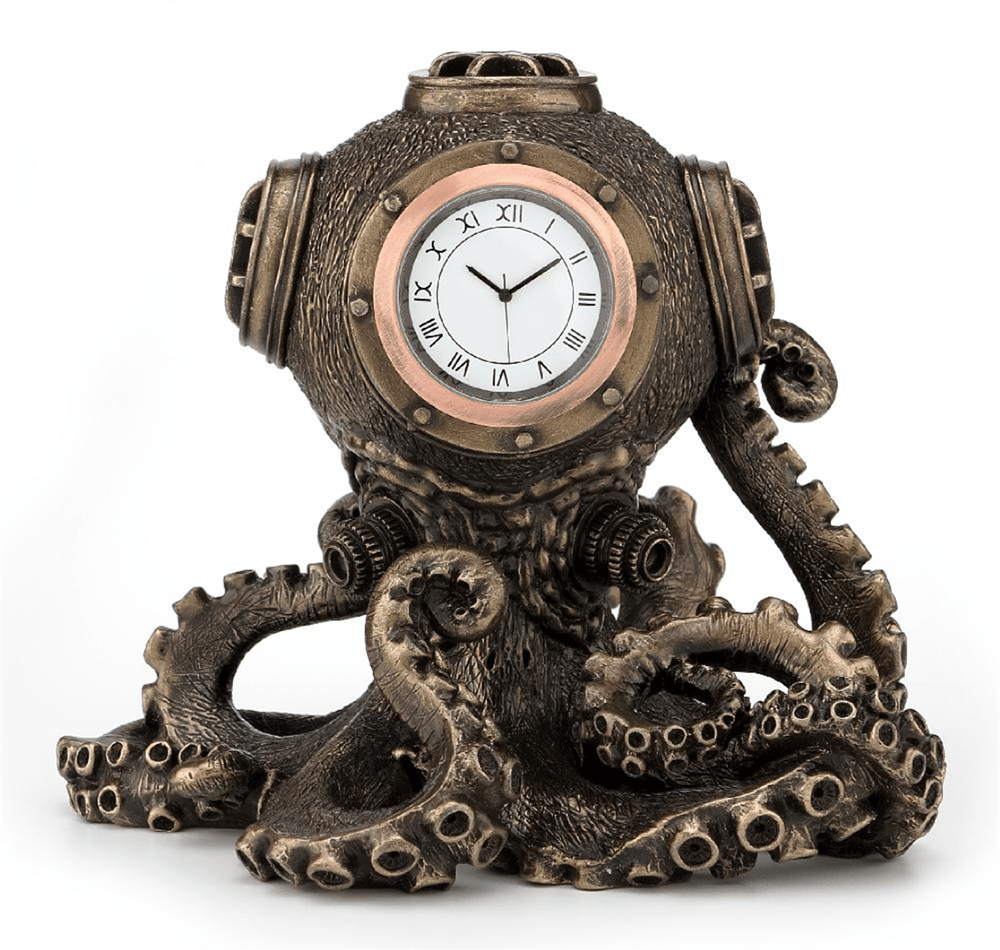Veronese Design Steampunk Ahtapot Saat
