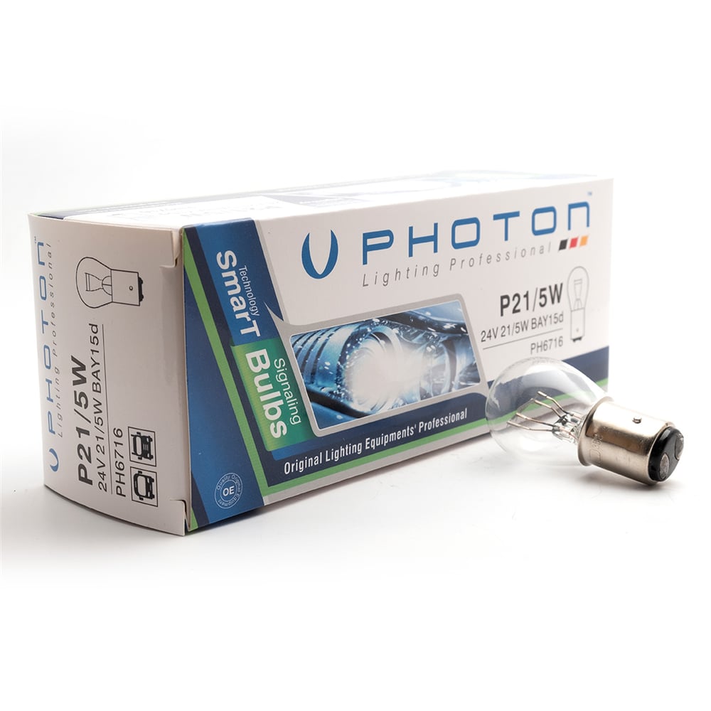 AMPUL 24 VOLT 1016 21 / 5 WATT [ ÇİFT DUY ] PARK - FREN 