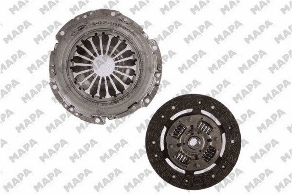 DEBRİYAJ SETİ BASKI+DİSK FORD FIESTA VI 1.4 08=> 