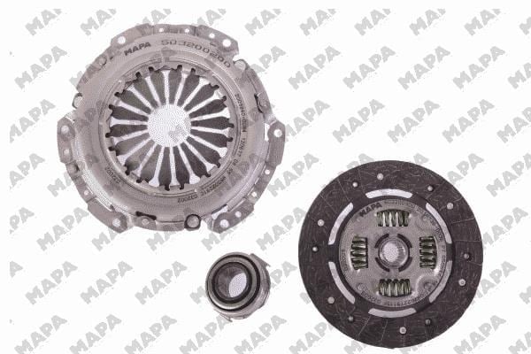 DEBRİYAJ SETİ BASKI+DİSK+BİLYA HONDA CIVIC IV HB 1.3 87-89 