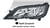 FAR MOTORLU SOL - SİYAH ÇERÇEVELİ LED BALLAST HARİÇ DUCATO MAXI -P.BOXER - C.JUMPER 14 >