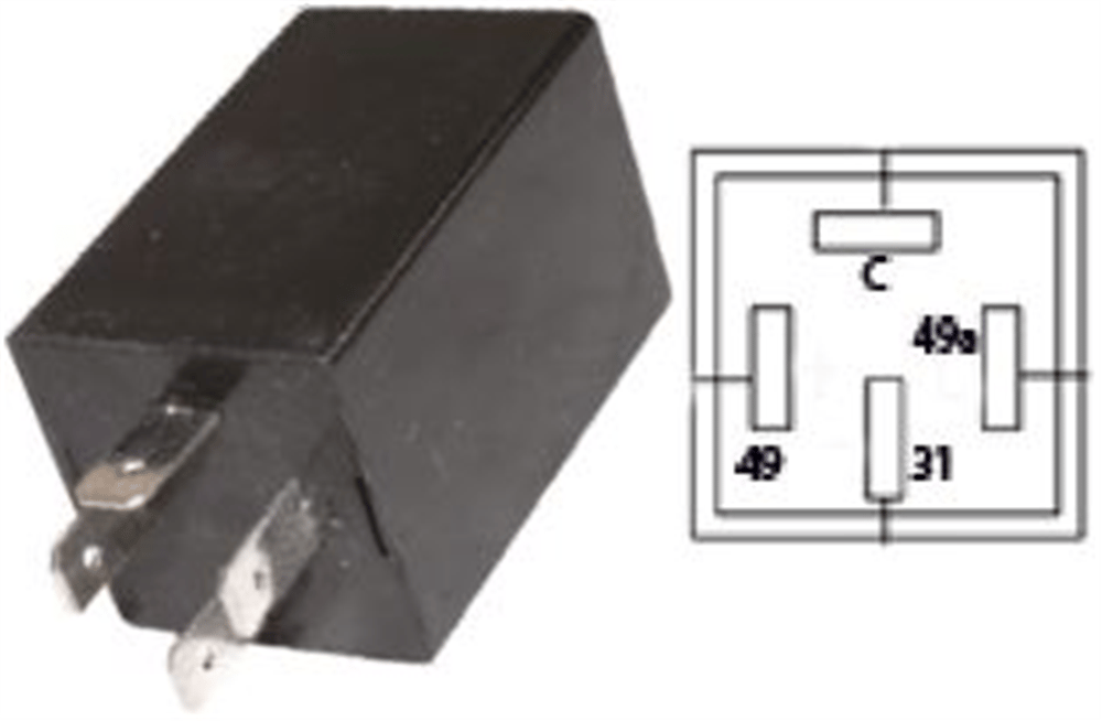 FLAŞÖR 12V VF294 UNIVERSAL 4 UÇLU 