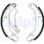FREN BALATASI ARKA PABUÇLU RENAULT CLIO II 1.2 / 1.4 / 1.5 / 1.6 01-09, LOGAN I 1.4 / 1.6 07 =>, CLIO SYMBOL I 1.5 / 1.9 98-09, DACIA LOGAN 1.2 / 1.4 / 1.6 10 =>, SANDERO 1.5 / 1.6 08 => 