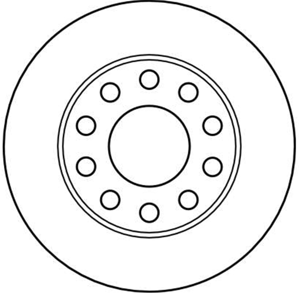 FREN DİSKİ ARKA 10 BİJON, BOYALI, 245 MM AUDI A4 1.6 00-04, 1.8 T 00-04, 1.8 T QUATTRO 00-04, 2.0 00-04, 2.0 FSİ 02-04, 1.9 TDİ 00-04, 2.5 TDİ 01-04 