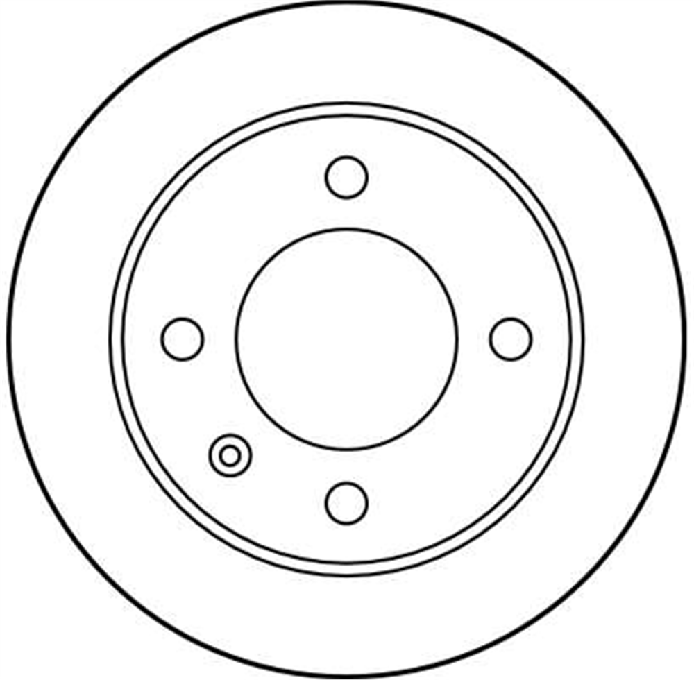 FREN DİSKİ ARKA 4 BİJON, BOYALI, 224 MM CITROEN XANTİA 1.6 İ 93-01, 1.8 İ 93-03, 1.9 D 94-98, 1.9 TD 93-03, 2.0 İ 93-03 