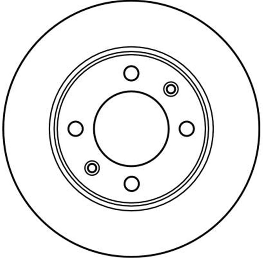 FREN DİSKİ ARKA 4 BİJON, BOYALI, 247 MM CITROEN SAXO 1.6 96-04, 1.6 VTS 96-03 