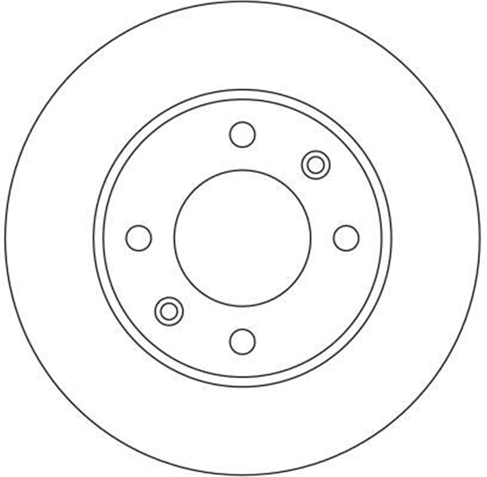 FREN DİSKİ ARKA 4 BİJON, BOYALI, 247 MM PEUGEOT 307 1.6 06-12, 2.0 16V 00-07 