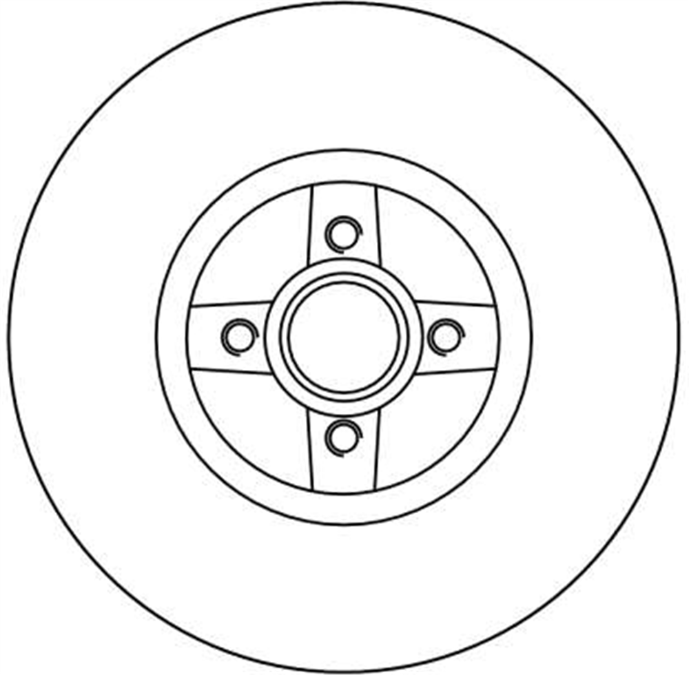 FREN DİSKİ ARKA BOYALI, 4 BİJON, 274 MM RENAULT MEGANE SCENIC 1.4-1.6-2.0 İ 97-99, 1.9 97-99, 1.9 DT 97-99 