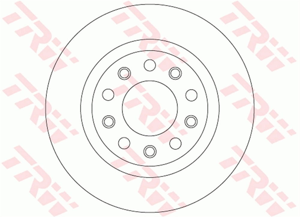 FREN DİSKİ ARKA BOYALI, 5 BİJON, 264 MM ALFA ROMEO GIULIETTA 1.4 TB 10=>, 1.4 BİFUEL 11-17, 1.6-2.0 JTDM10=> 