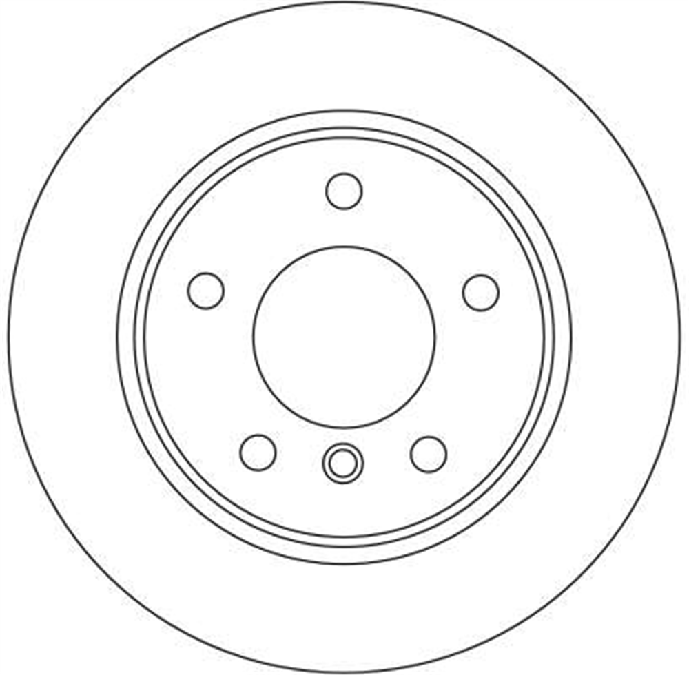 FREN DİSKİ ARKA BOYALI, 5 BİJON, 280 MM BMW 1 116 İ 04-11, 118 D 04-07, 118 İ 04-07 