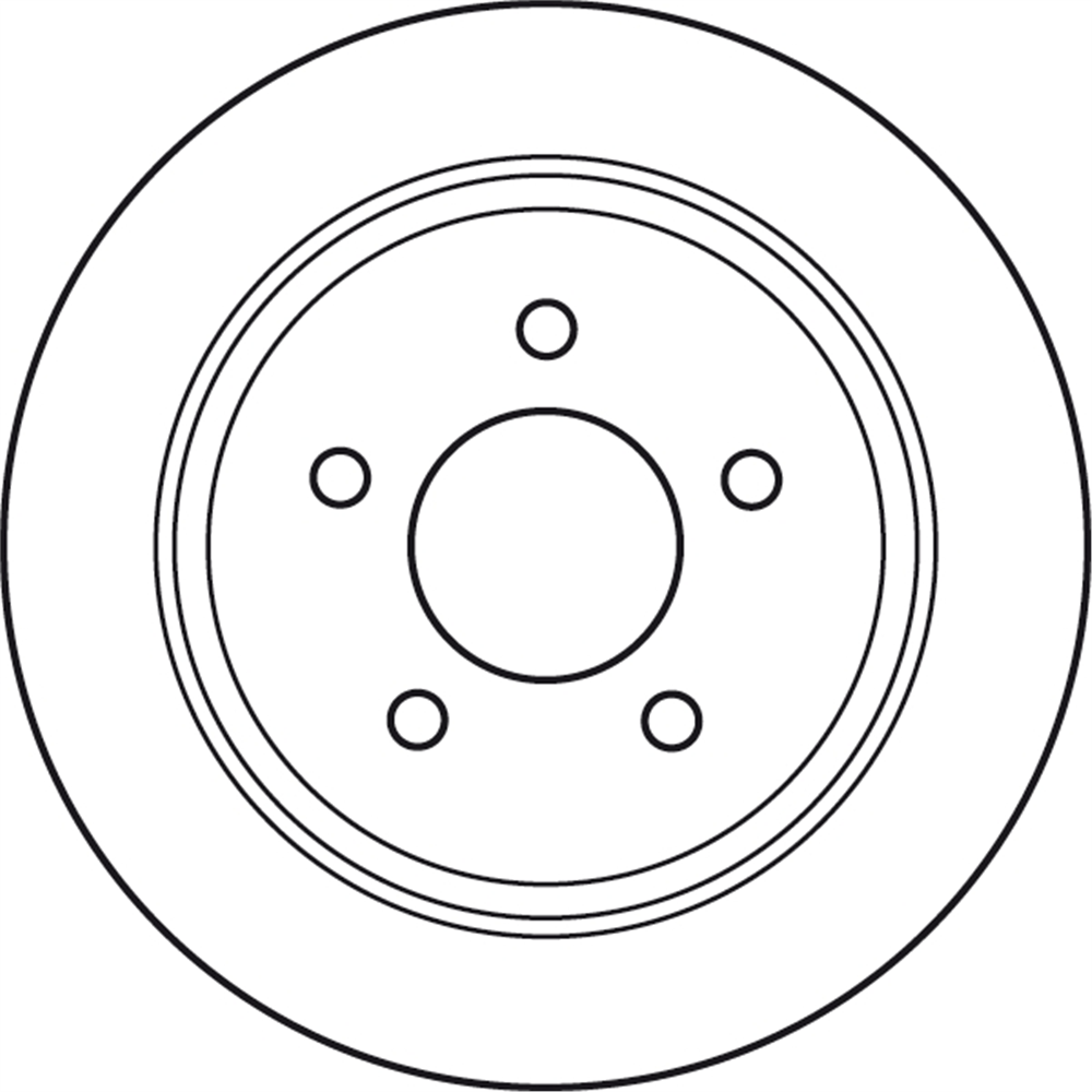 FREN DİSKİ ARKA BOYALI, 5 BİJON, 285 MM JEEP GRAND CHEROKEE I 4.0 İ 4X4 91-99, 4.0 LOREDO 96-98, 5.2 İ 4X4 92-99, 5.2 96-98, 5.2 4X4 95-99, 2.5 TD 4X4 95-99, WRANGLER I 2.5 91-96, 4.0 91-96 