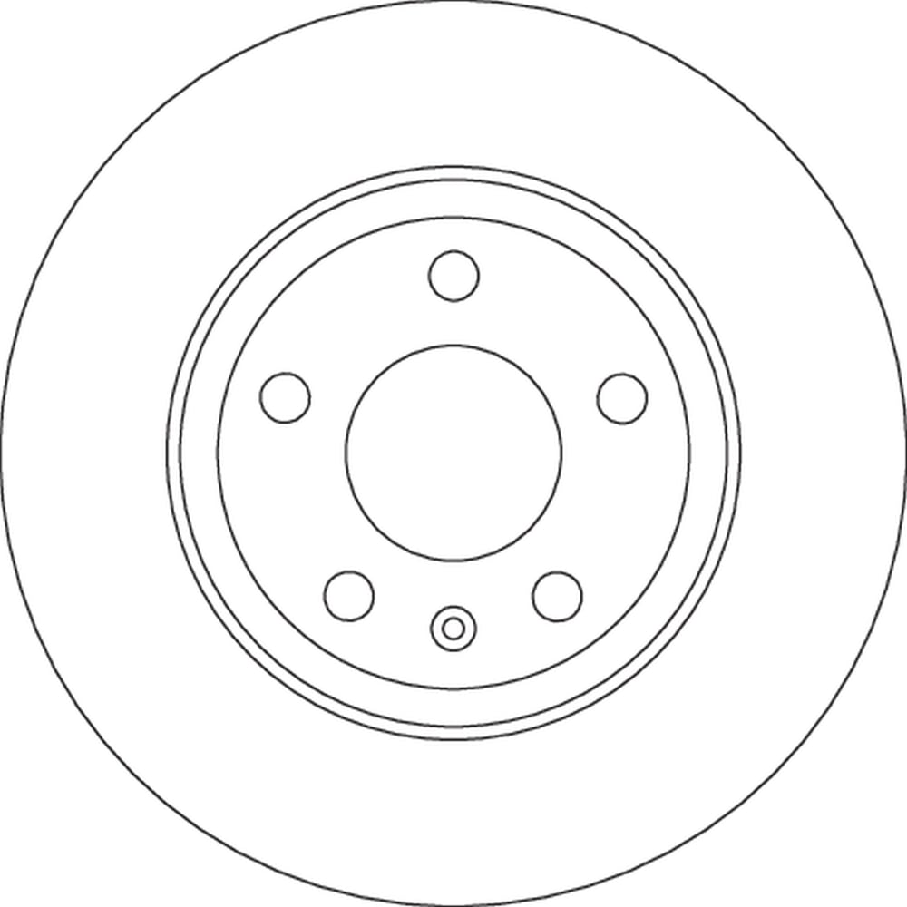 FREN DİSKİ ARKA BOYALI, 5 BİJON, 288MM AUDI A4 1.6 04-08, 2.0 TFSİ 04-08, 3.0 QUATTRO 04-06, 3.2 TFSİ 05-08, 2.0 TDİ 06-08, 2.5 TDİ 04-06, 2.7 TDİ 05-08 