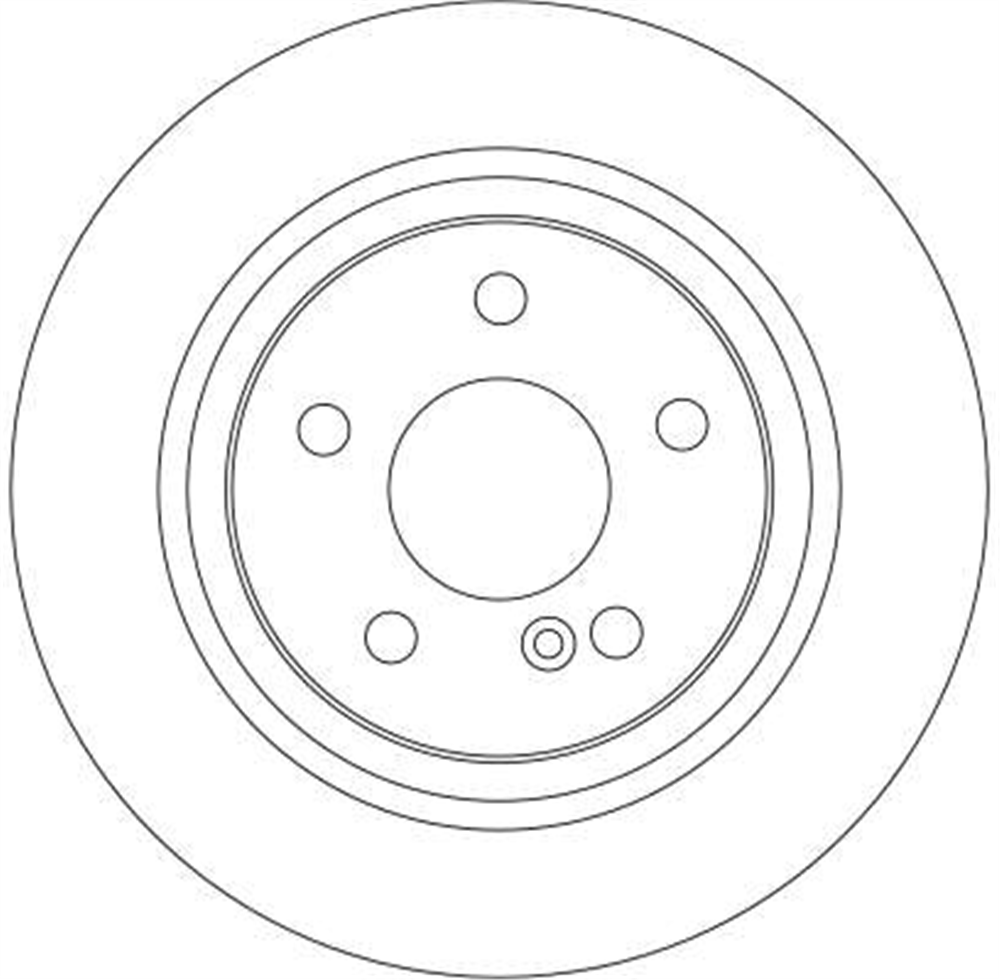 FREN DİSKİ ARKA BOYALI, 9 BİJON, 256 MM VOLKSWAGEN CADDY III SW 1.4 04-10 