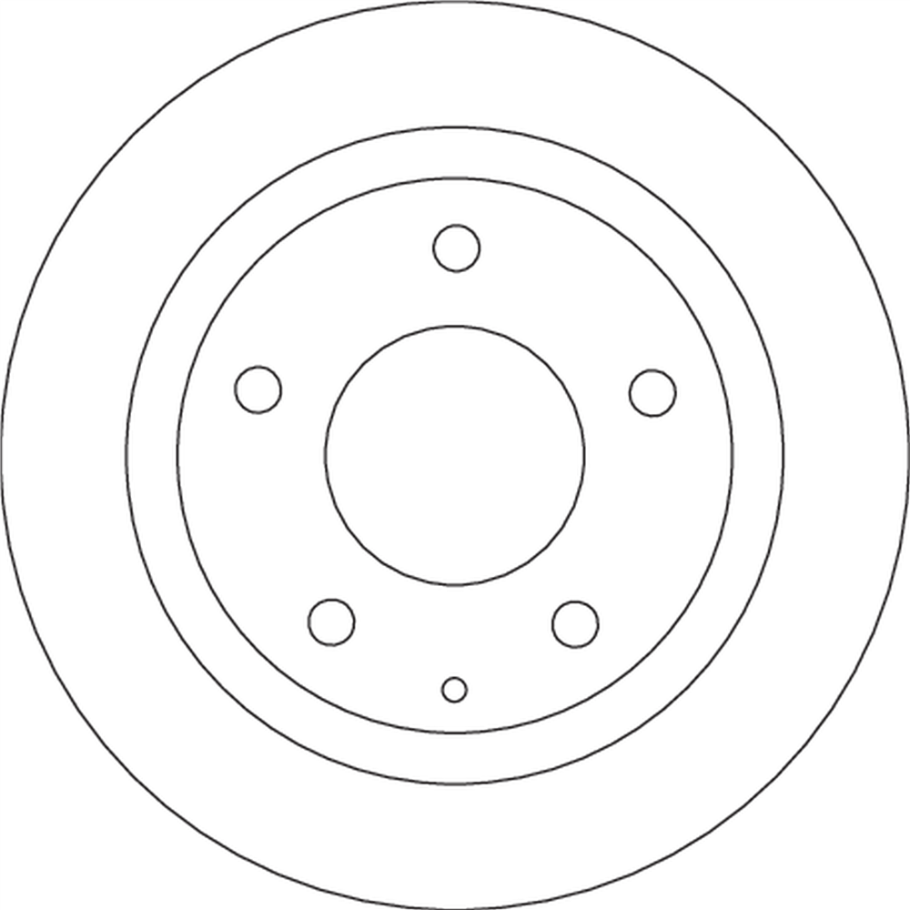 FREN DİSKİ ARKA (MAZDA :323F V (BA) 1.5 16V,1.8 1 