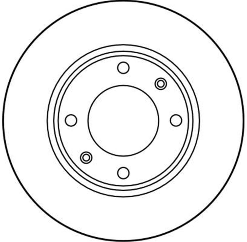 FREN DİSKİ ÖN 4 BİJON, BOYALI, 247 MM CITROEN C15 1.4 87-96, 1.4 İ 91-96, 1.8 D 87-00 