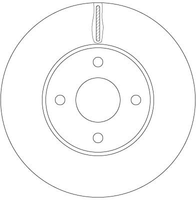 FREN DİSKİ ÖN BOYALI, 4 BİJON, 278 MM FORD FIESTAV ST150 05-08