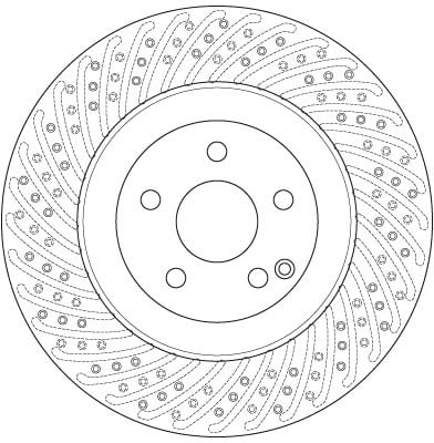 FREN DİSKİ ÖN E-SERİSİ (W211) E 500,E 420 CDI (01 