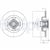 FREN DİSKİ (TEKLİ PAKET) DELİKSİZ ARKA RENAULT GRAND SCENIC, SCENIC 06/2003 > 01/2009 