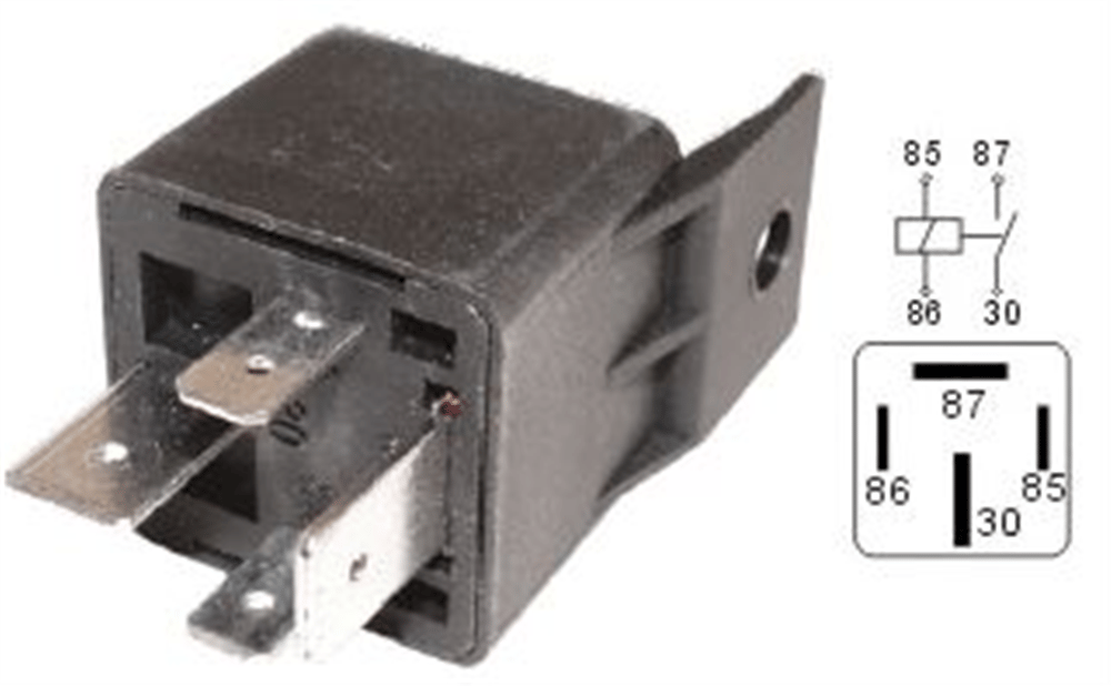 GÜÇ ROLESİ VR1245 12V 80A MİNİUNIVERSAL 4 UÇLU
