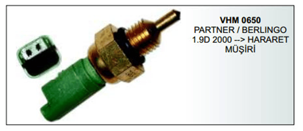 HARARET MÜŞÜRÜ VHM0650 PARTNERBERLINGO 1,9D 2000 
