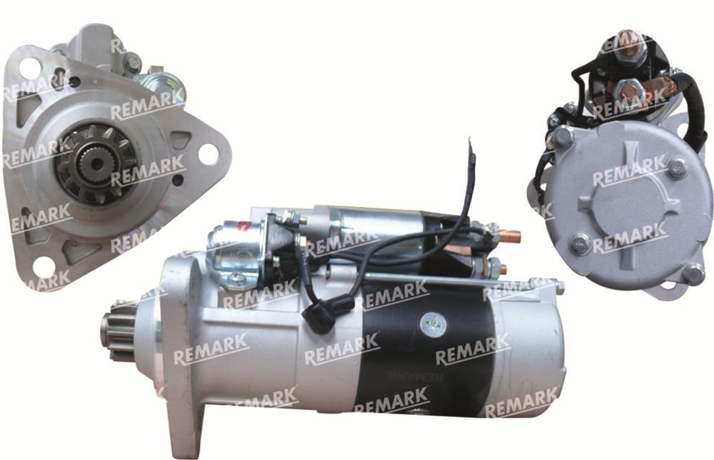 MARŞ MOTORU STR1906 24V 5.5KW 12 DİŞ MITSUBISHI TİPİ [ MERCEDES AXOR 02-04, AXOR II 04 =>, ACTROS 96-02, ACTROS MP2-MP3 02 =>, TRAVEGO 99 =>, CITARO 98 => ] 