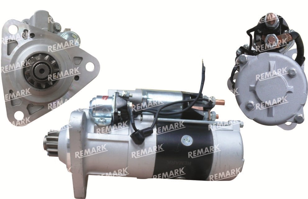 MARŞ MOTORU STR1906 24V 5.5KW 12 DİŞ MITSUBISHI TİPİ [ MERCEDES AXOR 02-04, AXOR II 04 =>, ACTROS 96-02, ACTROS MP2-MP3 02 =>, TRAVEGO 99 =>, CITARO 98 => ] 
