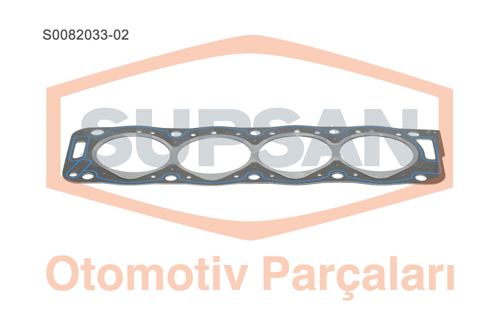 SİLİNDİR KAPAK CONTASI 2 ÇENTİK-SACLI ÖZEL KLİNGRİT PEUGEOT PARTNER, CITROEN BERLINGO, BOXER DİZEL 1.9 ENG. XUD7/XUD9/9A 