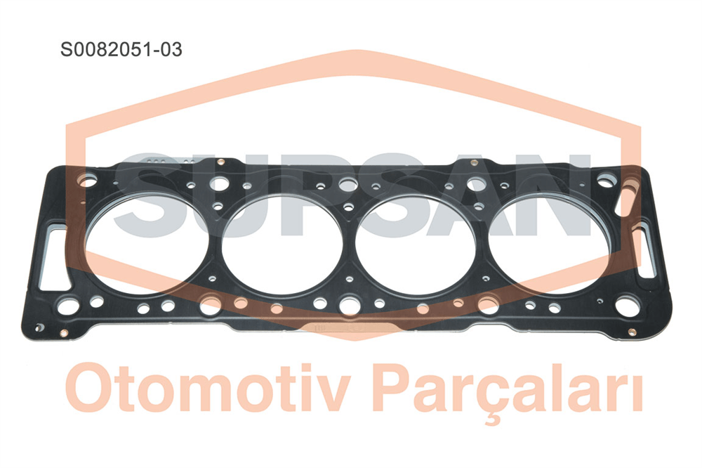 SİLİNDİR KAPAK CONTASI 3 ÇENTİK-ÇOK KATMANLI ÇELİK PEUGEOT PARTNER, CITROEN BERLINGO ENG. DW8 