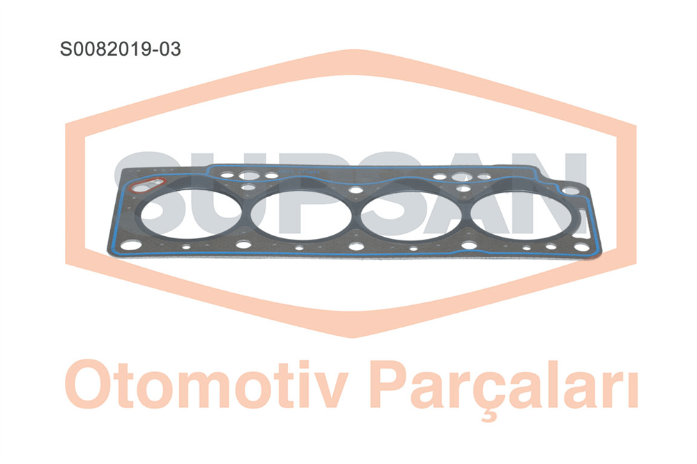 SİLİNDİR KAPAK CONTASI 3 ÇENTİK-SACLI ÖZEL KLİNGRİT RENAULT KANGOO, MEGANE, LAGUNA 1.9 D ENG. F8Q YENİ MOTOR 