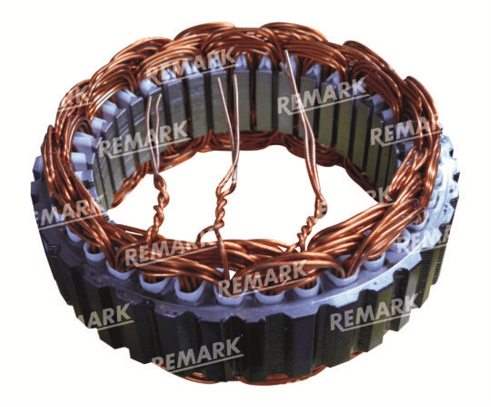 STATÖR 12V 50A ST300 R 9 - 11 - 12 VALEO TİPİ DIŞ ÇAP:127.0mm İÇ ÇAPI:90.0mm KALINLIK:26mm 