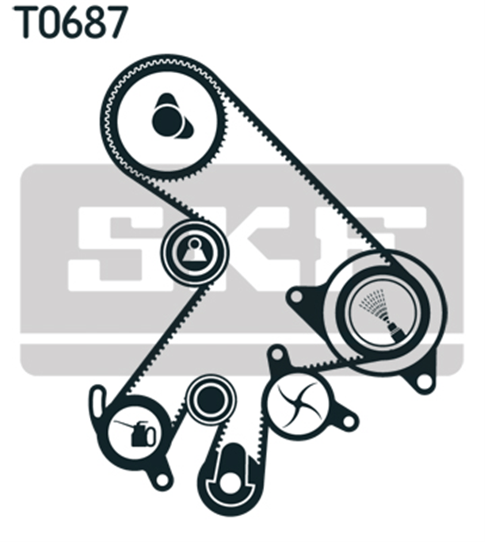 TRİGER SETİ 178X25MM TOYOTA AVENSIS 2.0 D-4D 99-03, COROLLA E11 2.0 D-4D 00-01, E12 2.0 D-4D 02-07, PREVIA II 2.0 D-4D 01-06, RAV 4 II 2.0 D 4WD 01-05 