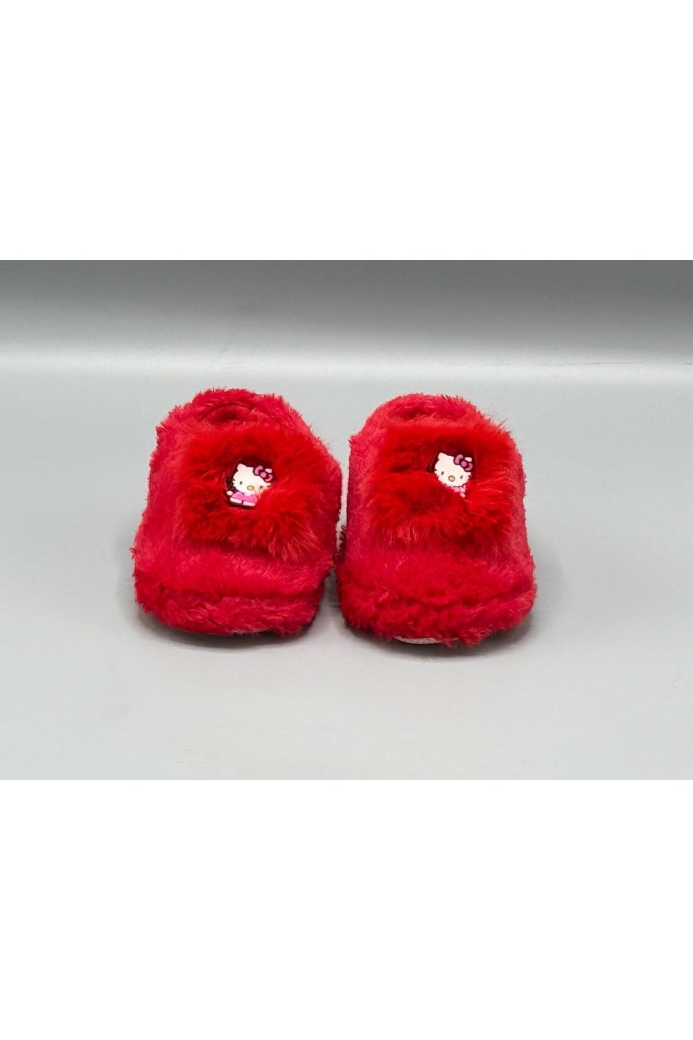 Unisex Çocuk Tüylü Peluş Pofuduk Figürlü Panduf