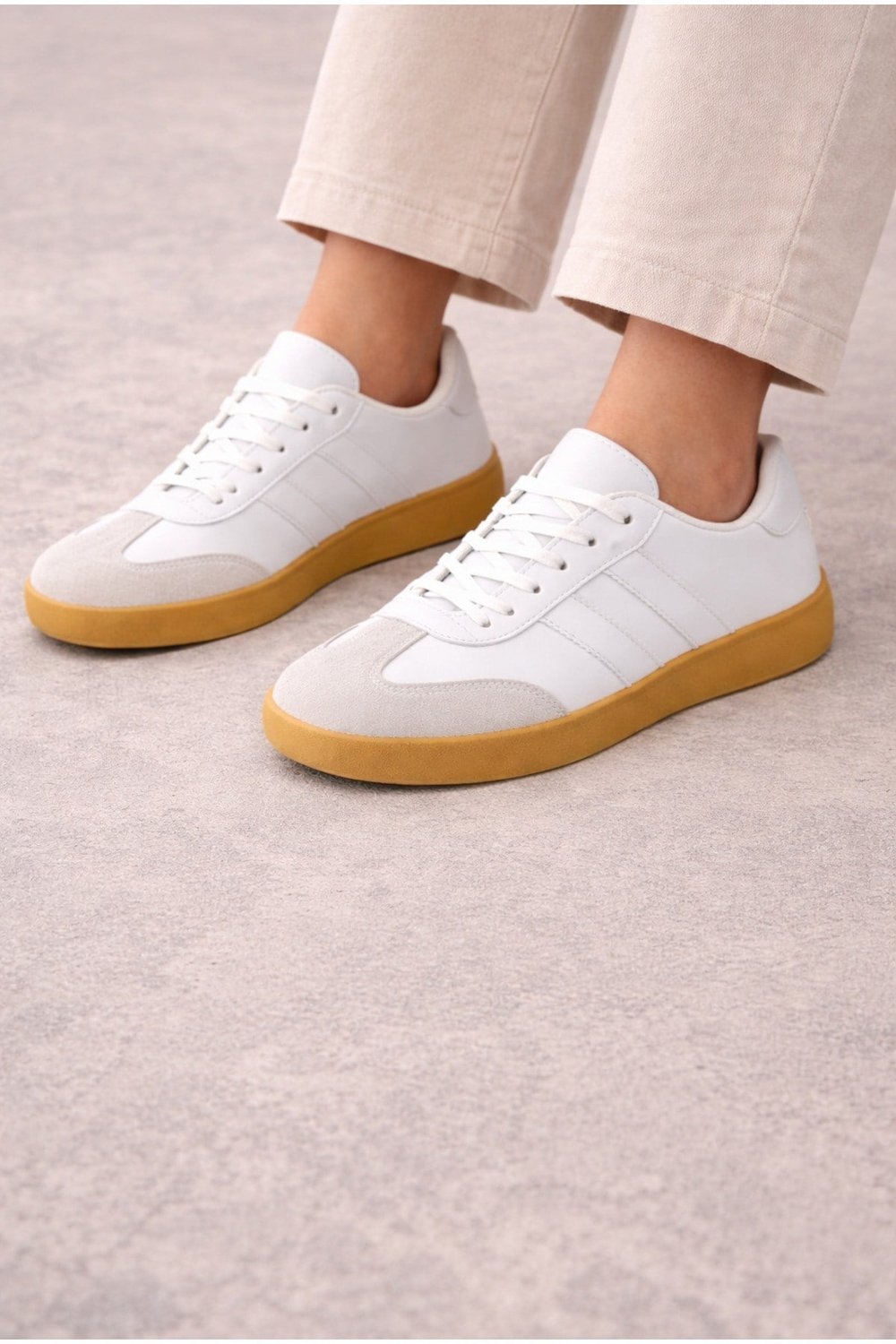 Unisex Günlük Sneaker Spor Ayakkabı Rahat Taban Bağcıklı