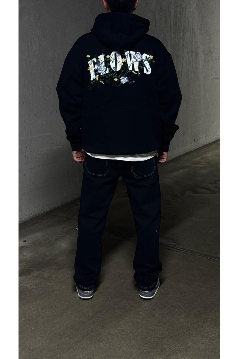 Nakışlı Oversize Hoddie