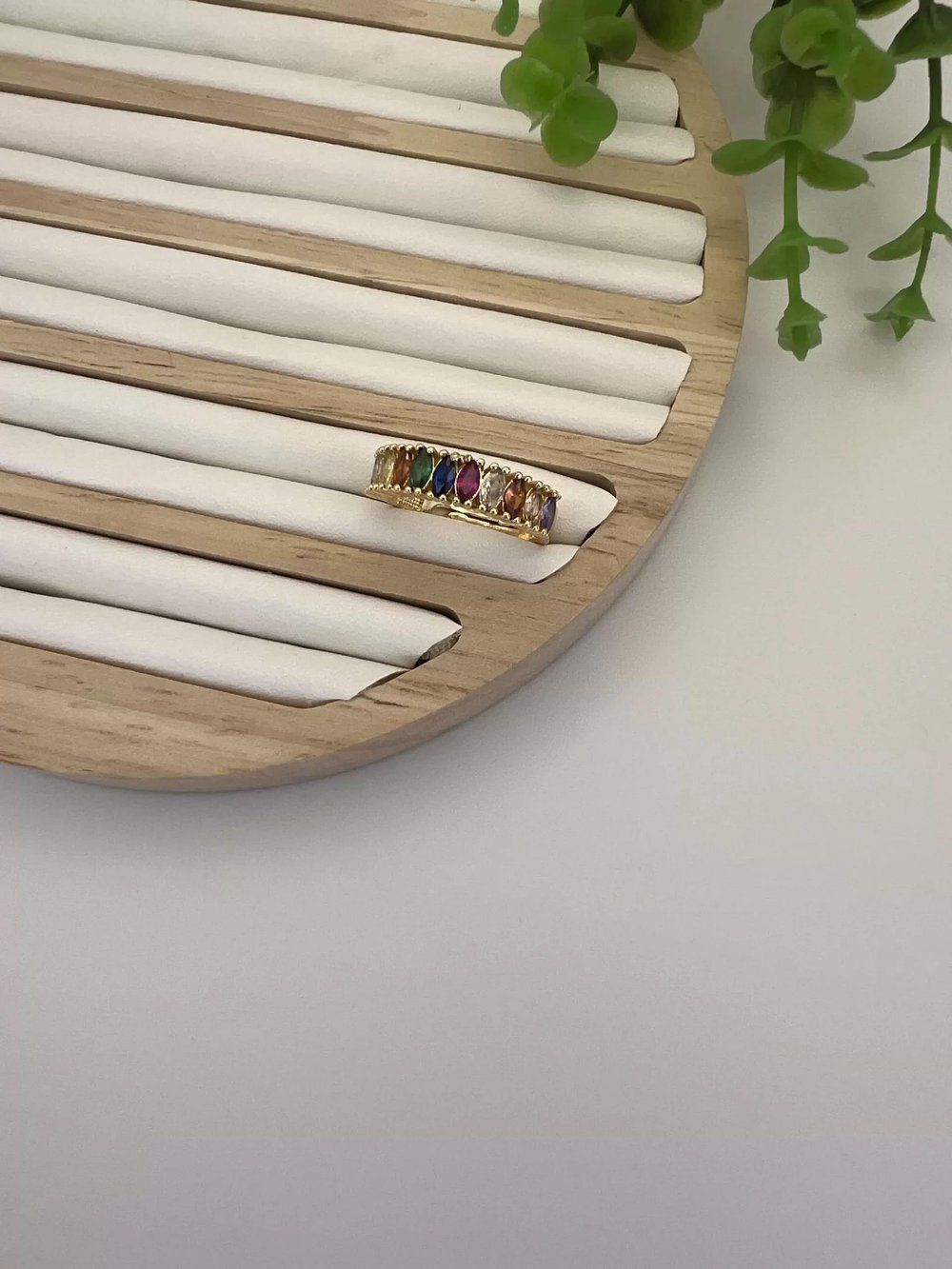 Ayarlanabailir Renkli Taşlı Xuping Yüzük