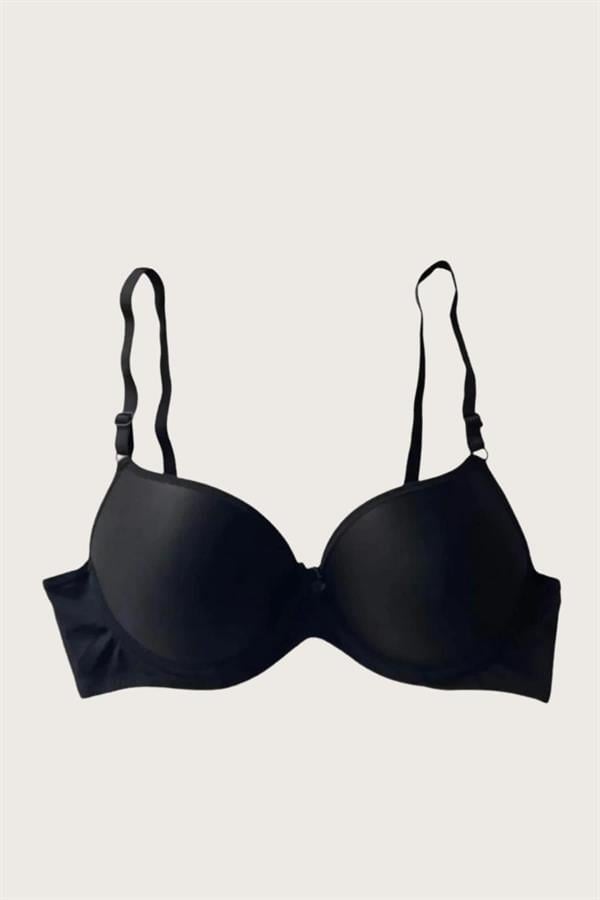Arias Closet Mikro Kumaş Push Up Dolgulu Balenli Günlük Tek Destekli Sütyen