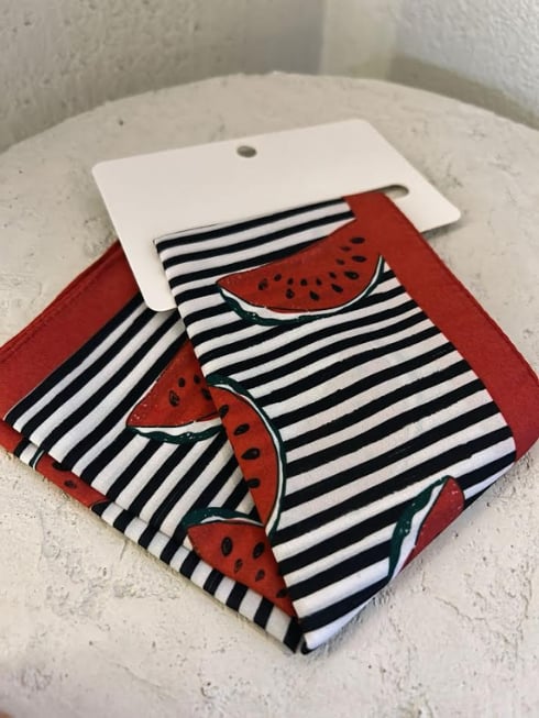 Karpuz Desenli Bandana